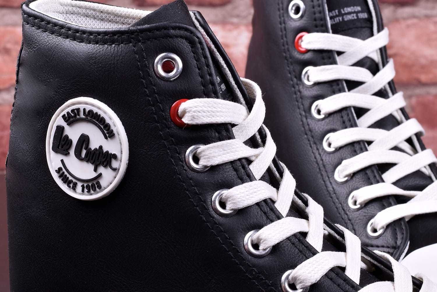 Buty Damskie Lee Cooper Trampki koturn czarne (-0701) - 38 wysyłka 24h