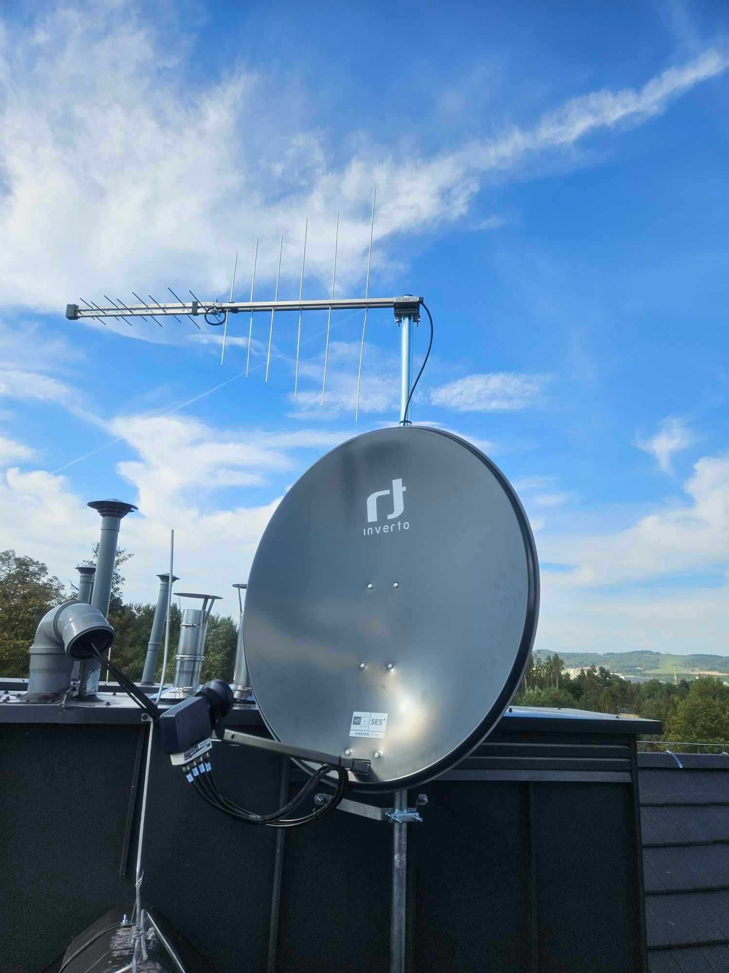 MONTAŻ alarmów monitoringu kamery SERWIS anteny sat dvb-t domofony