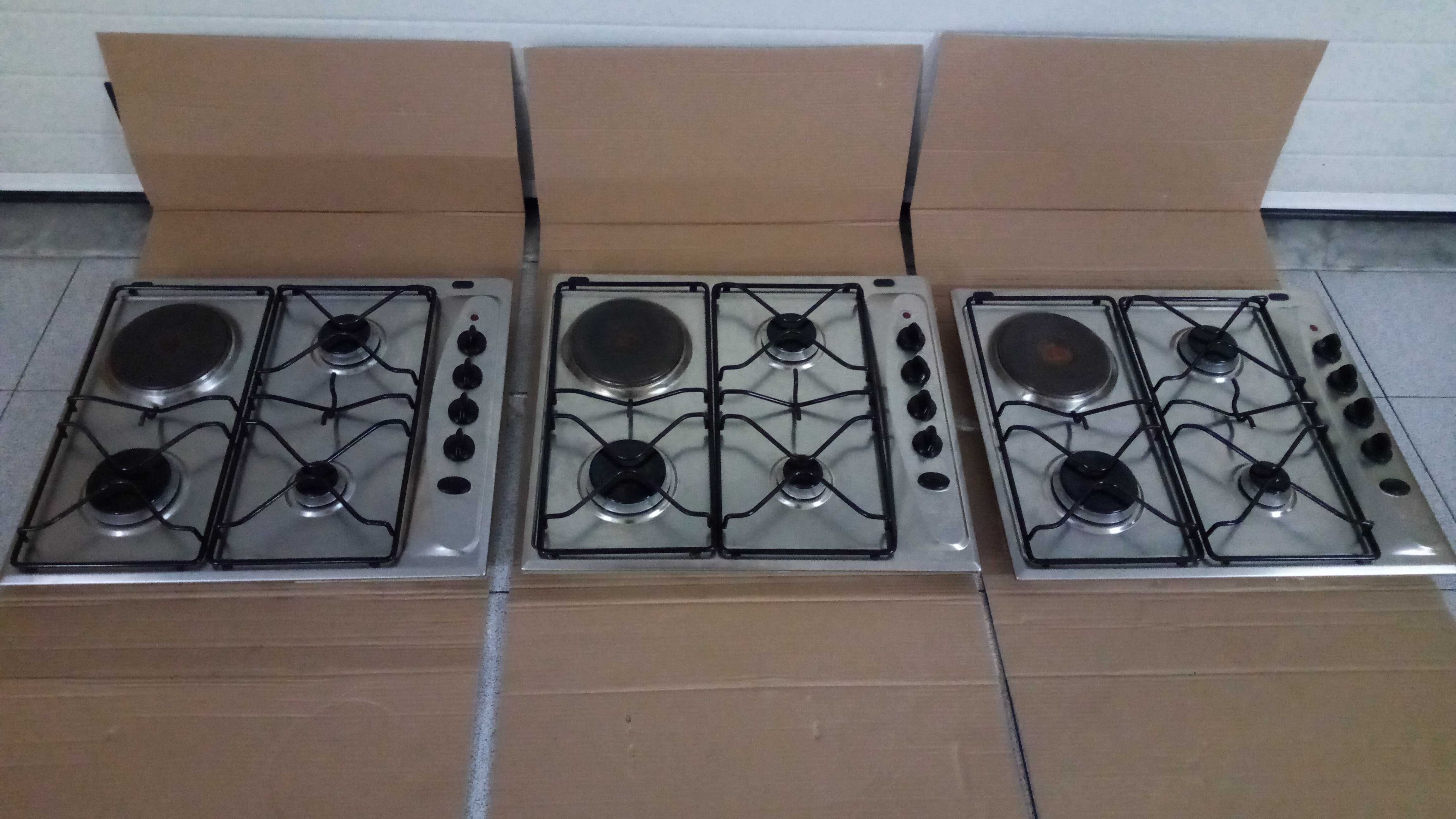 2 placas WHIRLPOOL AKM251/IX (3 bicos a gás + 1 eléctrico)