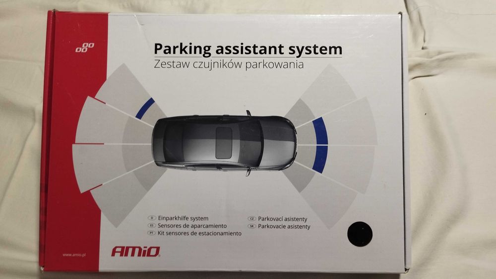 Zestaw czujników parkowania. Parking assistant system. Amio