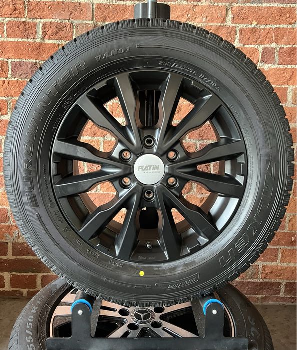 Koła Zimowe Mercedes Sprinter 6x130 Nowe 235/60R17C Falken Zima Felgi