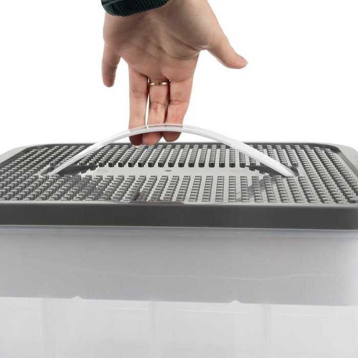 DUŻY MODUŁOWY pojemnik na klocki 5 poziomów z przegródkami