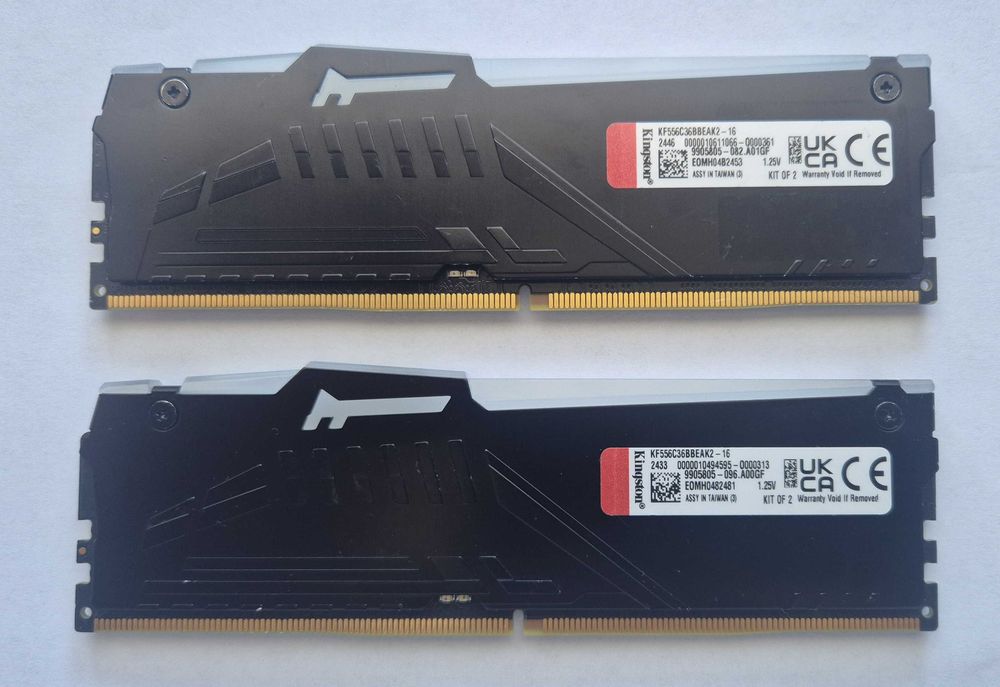 Pamięć RAM DDR5 16GB 5600MHz CL36 KF556C36BBEAK2-16 Kingston Fury RGB