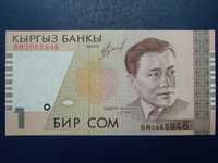 Kirgistan Banknot 1 Som i 1 Tyiyn