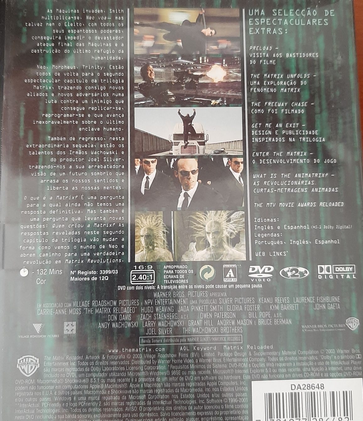DVD "Matrix Reloaded"