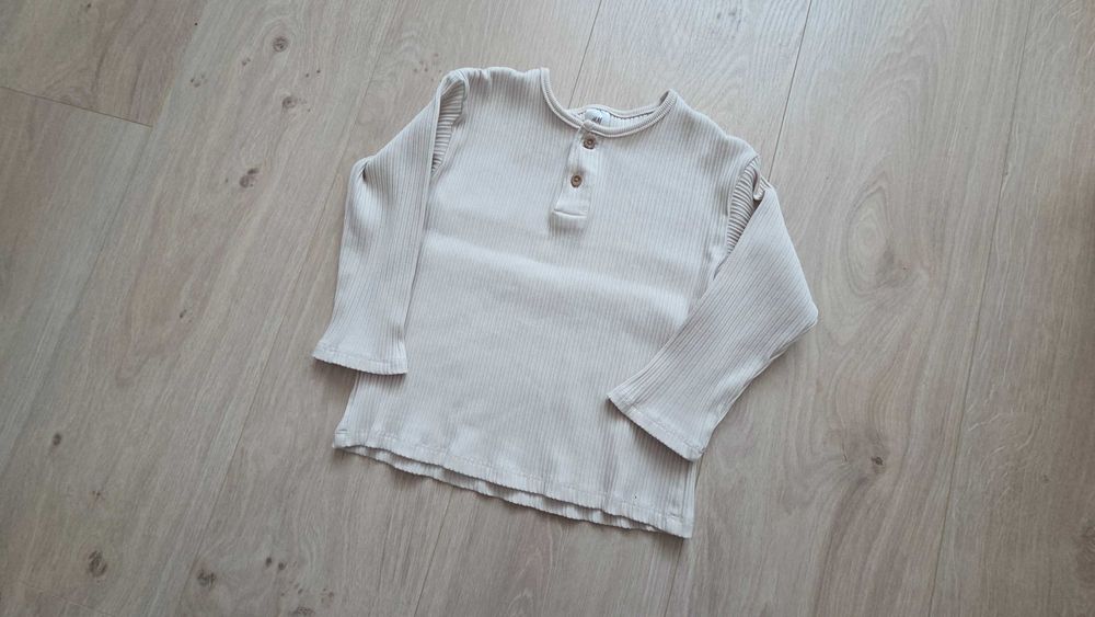 Koszulka bluzka prążki h&m 92