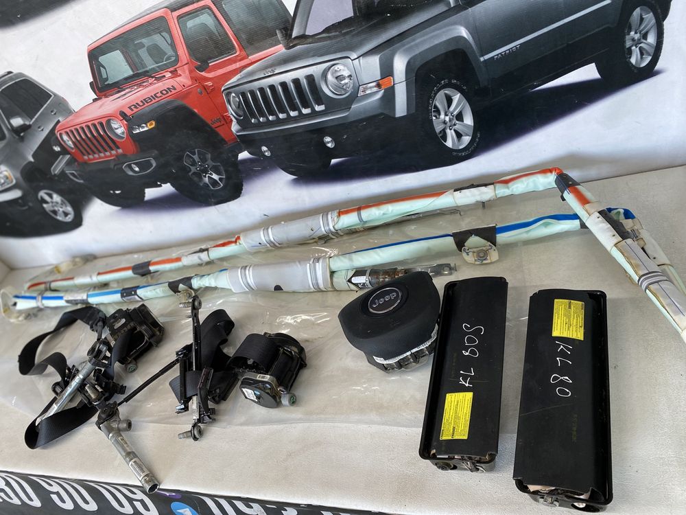 Безпека подушки ремні Jeep Cherokee KL Patriot Compass Renegade