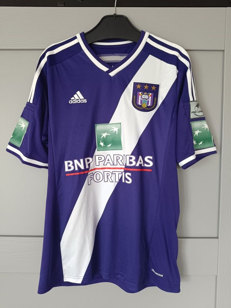 Koszulka RSC Anderlecht #26 2014/15 Home Adidas Climacool Roz. M