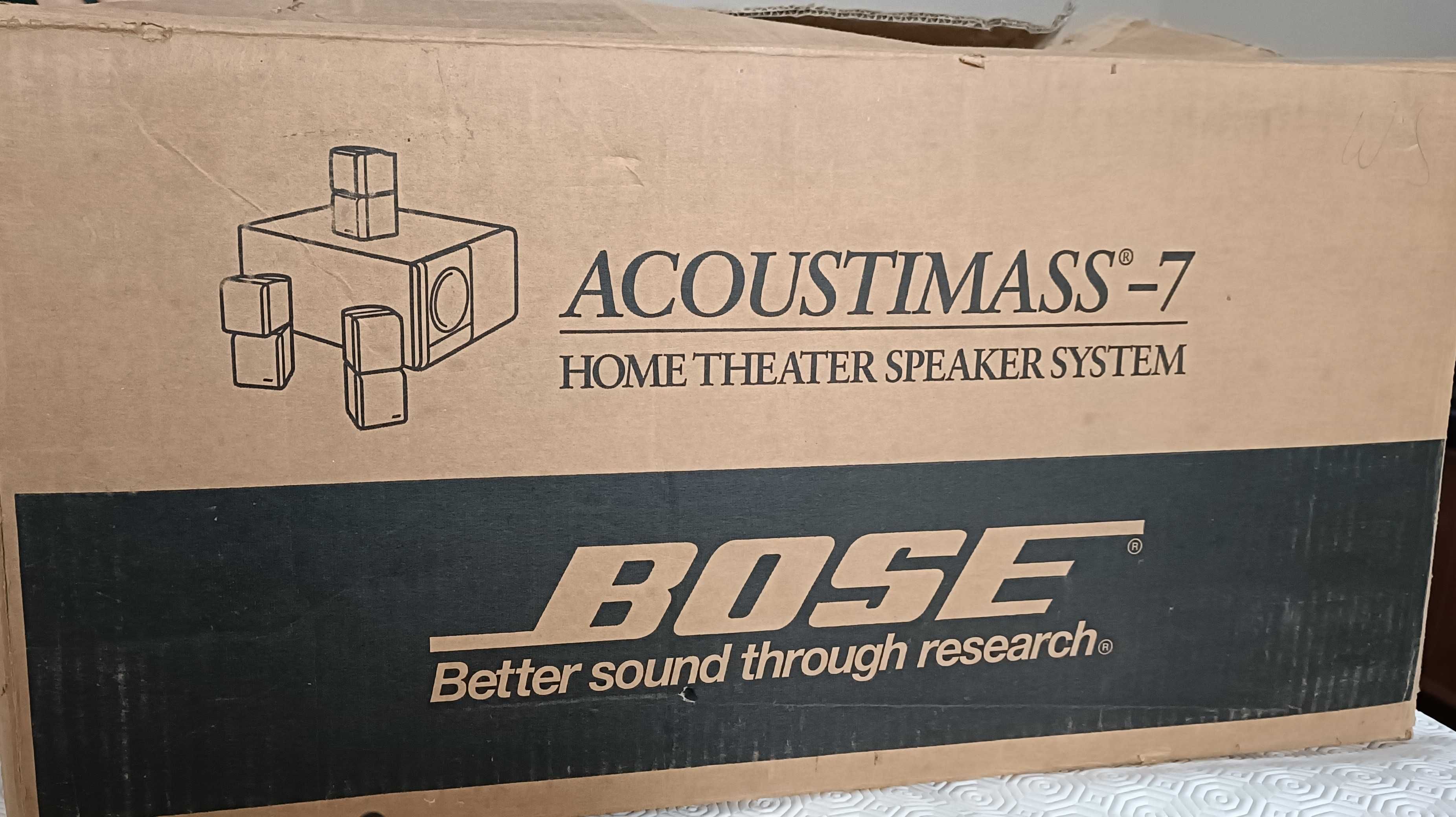 Bose acoustimass 7 + Bose 161 + suportes de pé