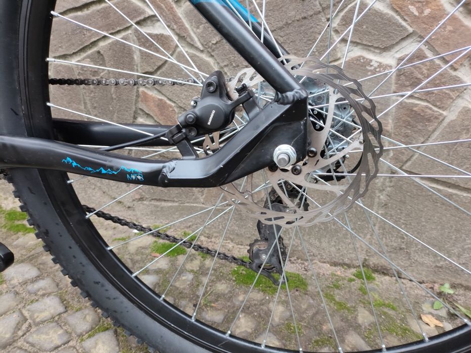 велосипед 29, ГІДРАВЛІЧНІ гальма, АЛЮМІНІЙ, вилка з блокуванн, SHIMANO