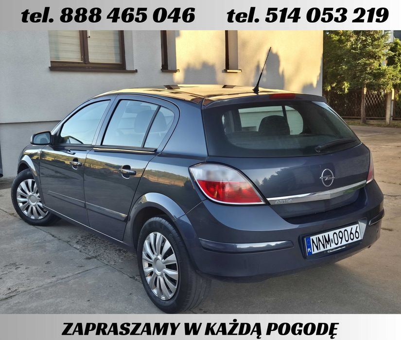Opel Astra H • benzyna • 5 drzwi • 2007r • KLIMA • ŚWIEŻE OPŁATY • PL