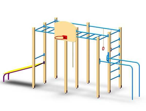 Спортивний комплекс, дитячий майданчик