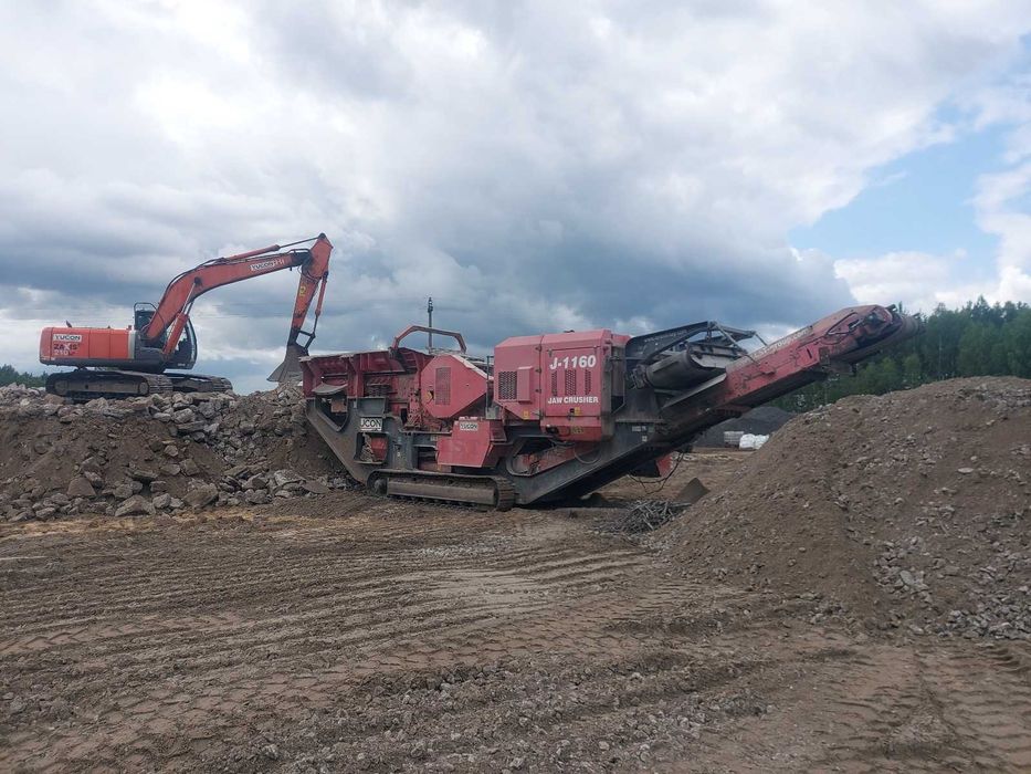 Alsolo.pl wynajem maszyn - kruszarka szczękową terex