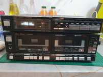 Zestaw magnetofon kasetowy plus tuner Fisher studio standard