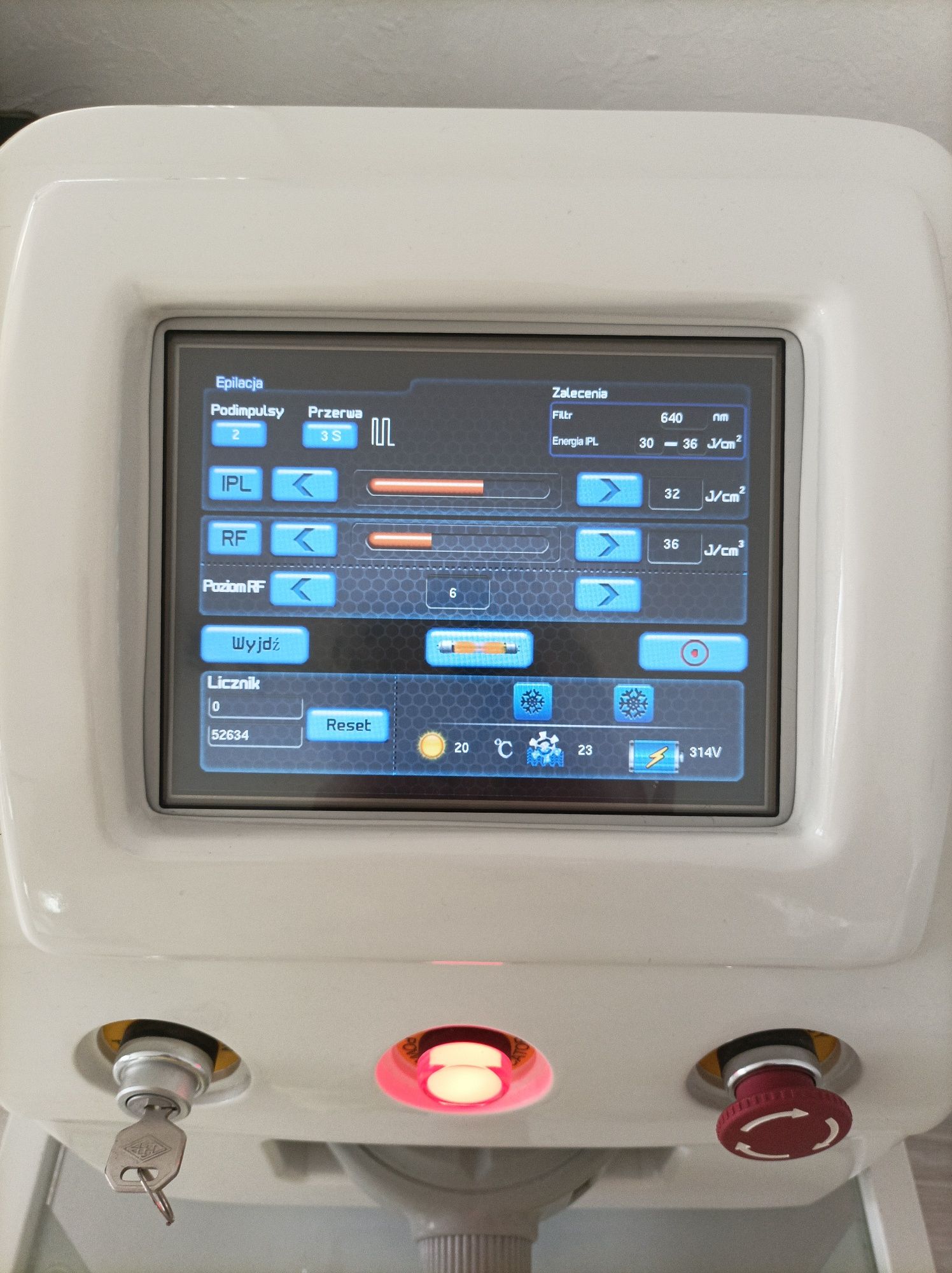 Laser Urządzenie IPL + RF