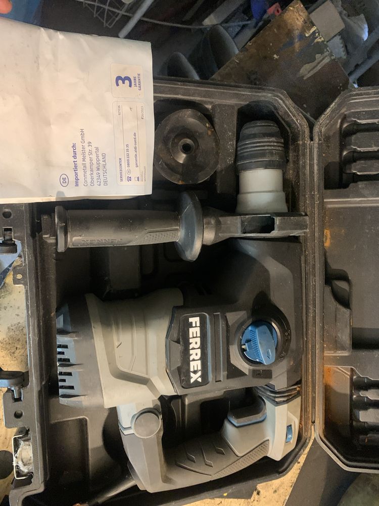 Mlot udarowy ferrex wiertarka uszkodzony mechanizm