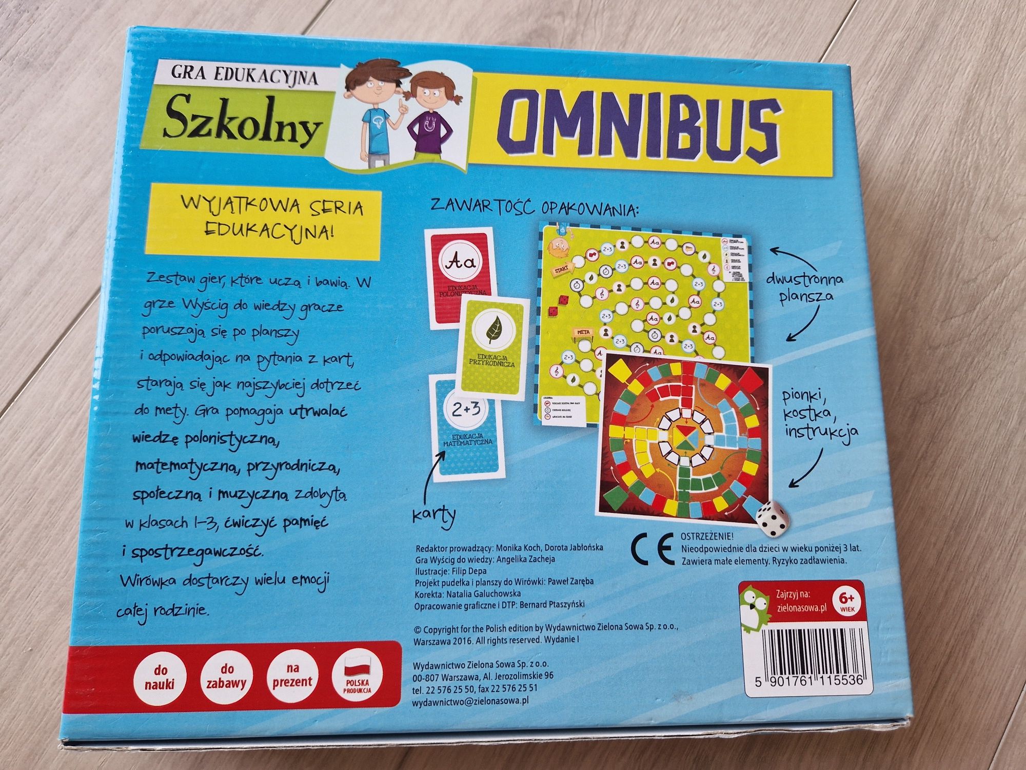 Gra edukacyjna szkolny omnibus