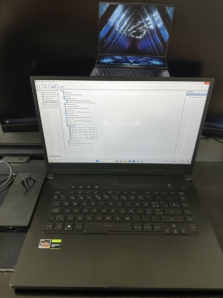 Игровий Asus ROG Zephyrus/ryzer 7 3750H/gtx 1660ti Max-Q/16gb Stix Tuf