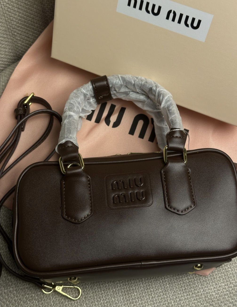Без передоплати Сумка Miu Miu Chocolate Premium