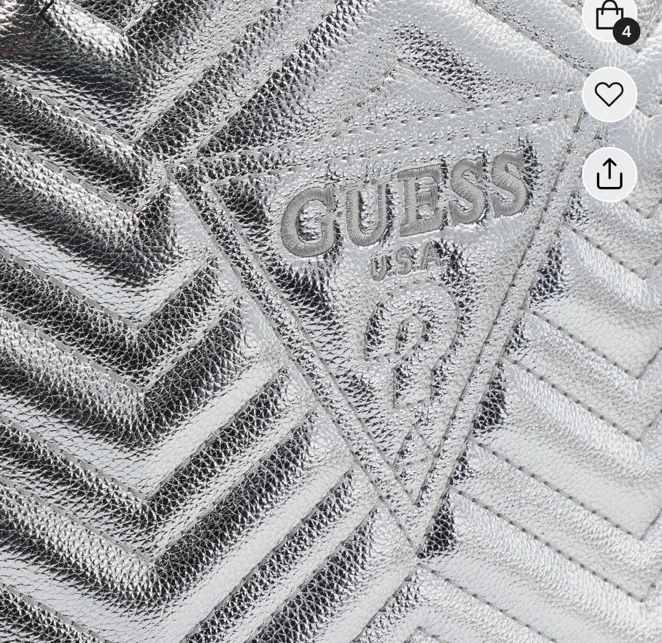 Рюкзак Guess срібний, оригінал