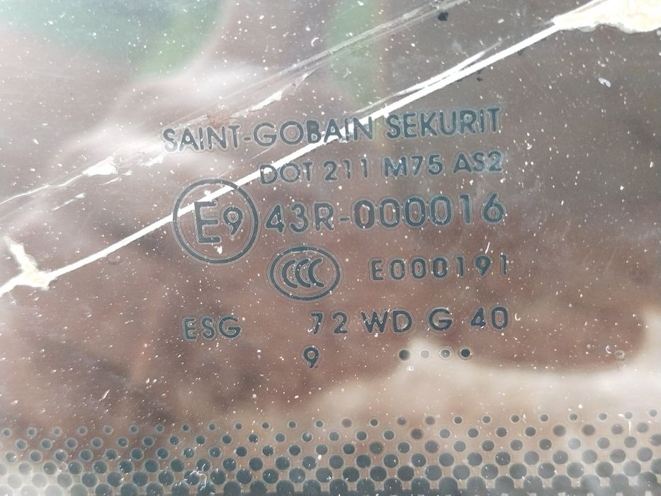 Mercedes Vito W639 03-14 Viano стекло кузова заднее левое коротка база