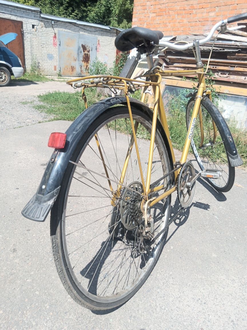 Продам винтажный ретро велосипед турист хвз.