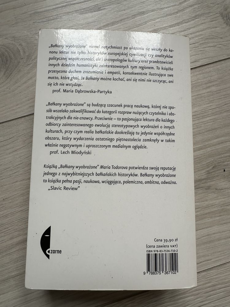 Książka „Bałkany wyobrażone” Todorova