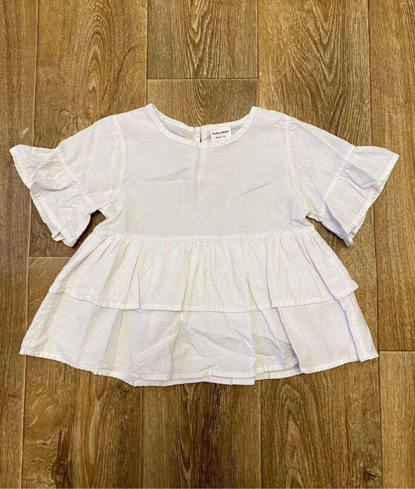 Летняя рубашка для девочки блузка рубашечка 104/110 р на 4-5 лет