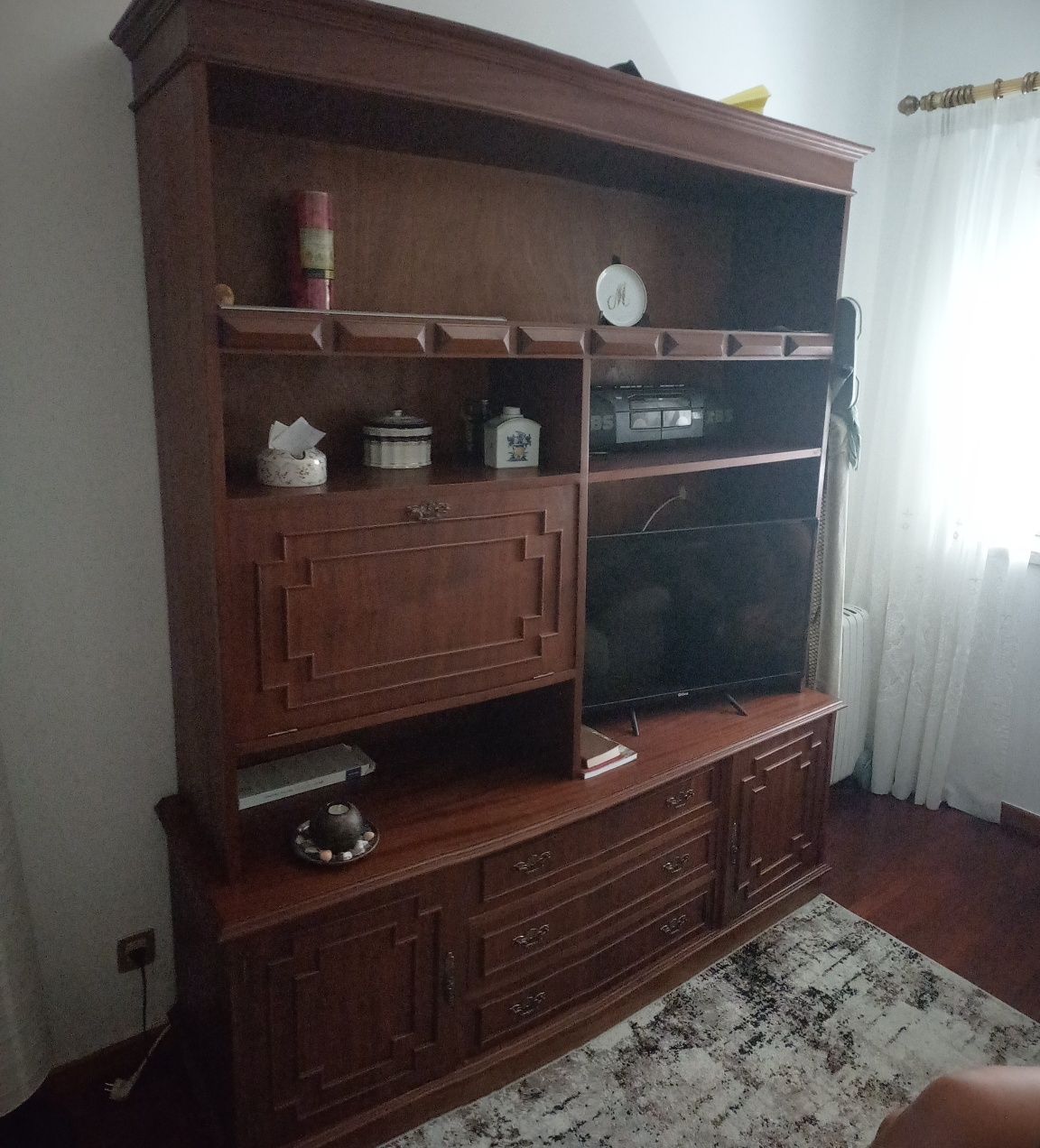 Móvel Sala Mogno Vintage