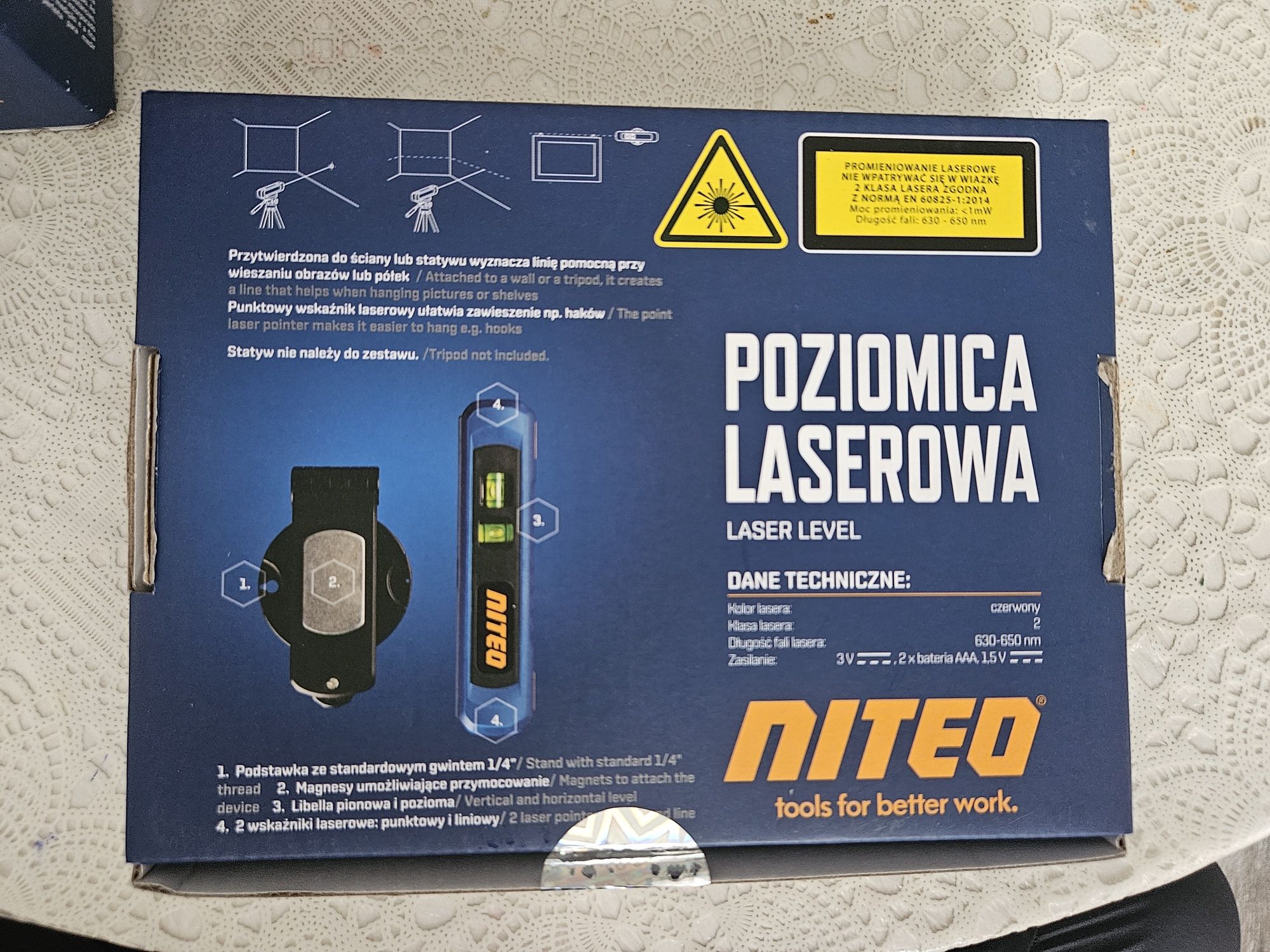 Nowa poziomica laserowa Niteo