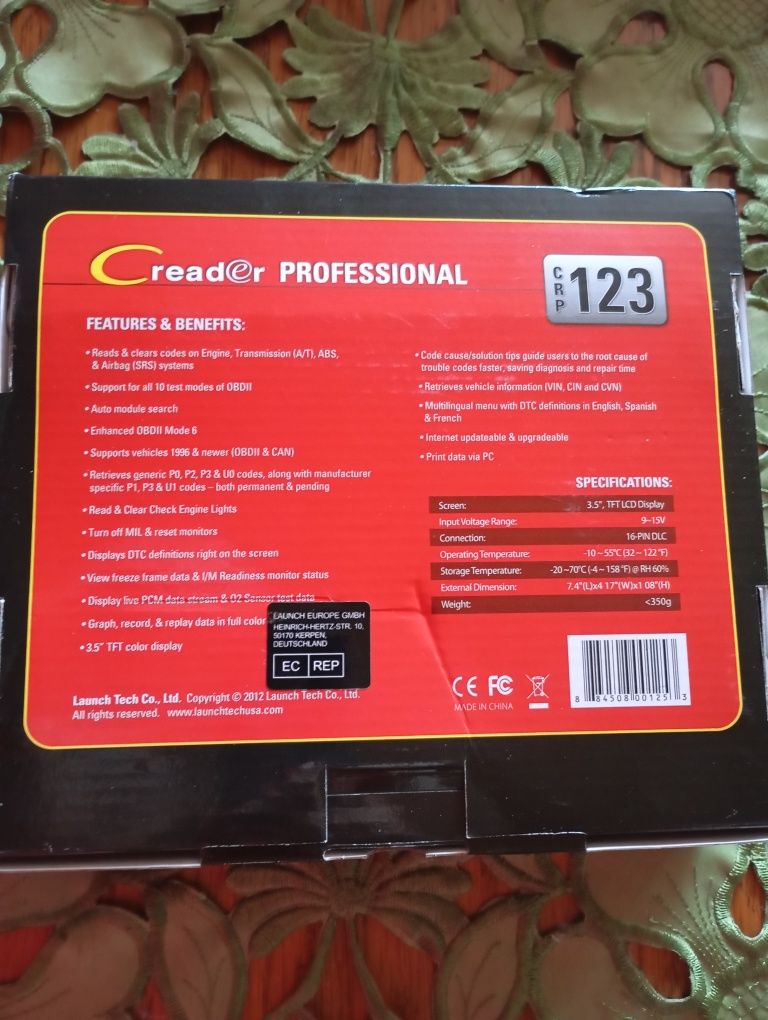 Tester diagnostyczny  launch crp 123
