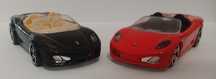 Ferrari F430 Spider x 2. Hot Wheels 1:64 + Pininfarina Battista 1:64