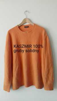 Kaszmir 100% gruby sweter 48 Aida Barni