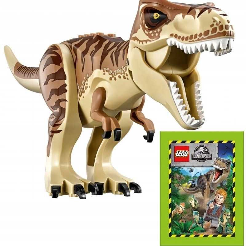 Dinozaur T-rex Tyranozaur 28cm gratis karta Lego