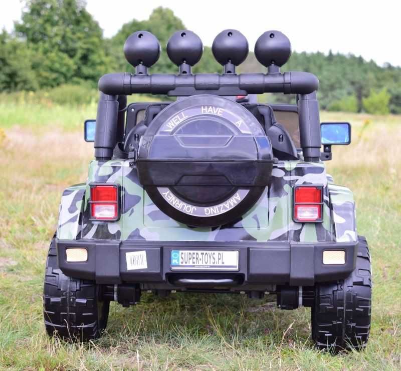 Auto samochód na akumulator JEEP FULLTIME 4x4 buggy terenowy na pilota