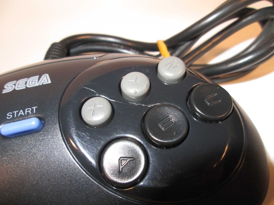 Оригінальний контролер SEGA SJ-6000 • 6 кнопок • Made in Japan