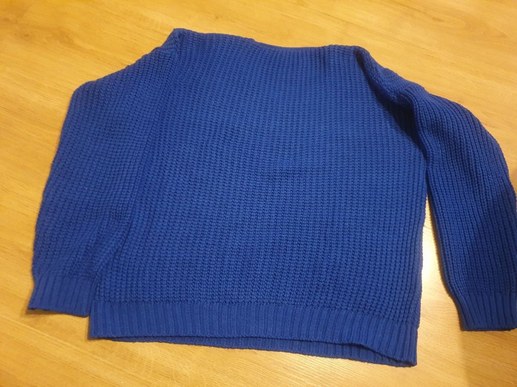 Sweter oversize chabrowy