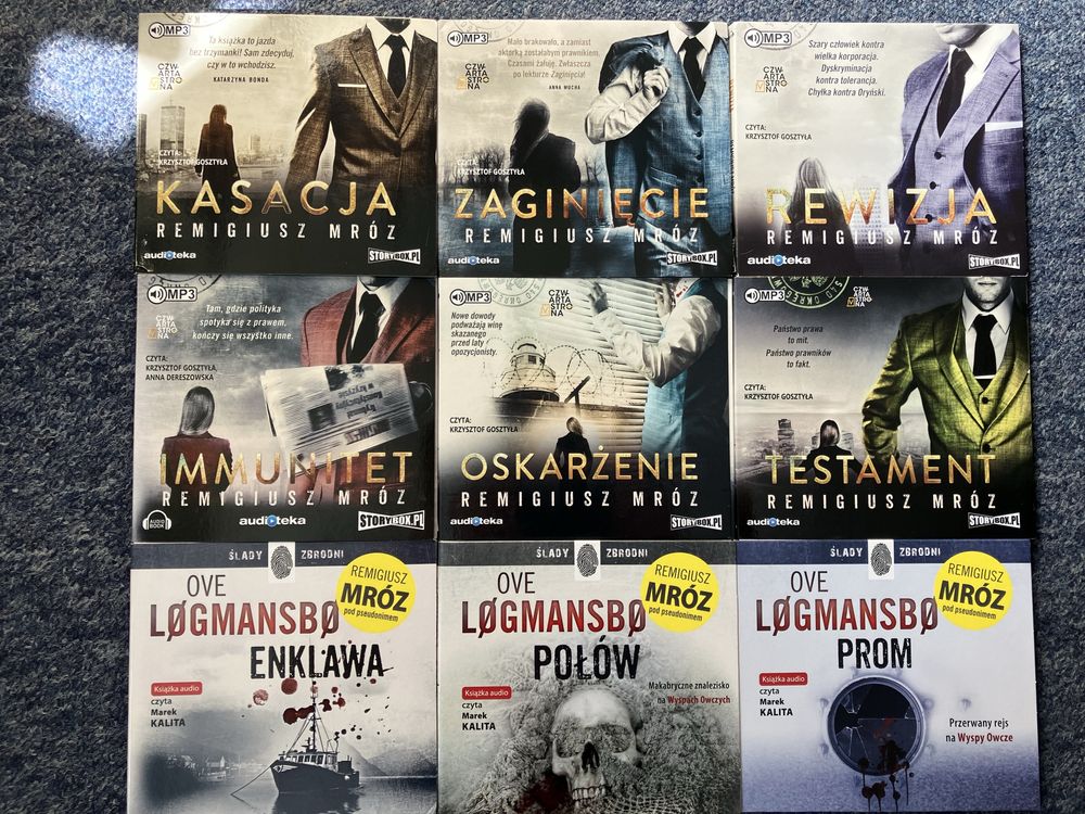 Remigiusz Mróz - 9 audiobooków
