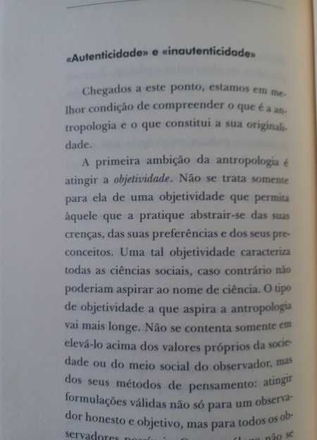 A Antropologia Face aos Problemas do Mundo Moderno - Lévi-Strauss