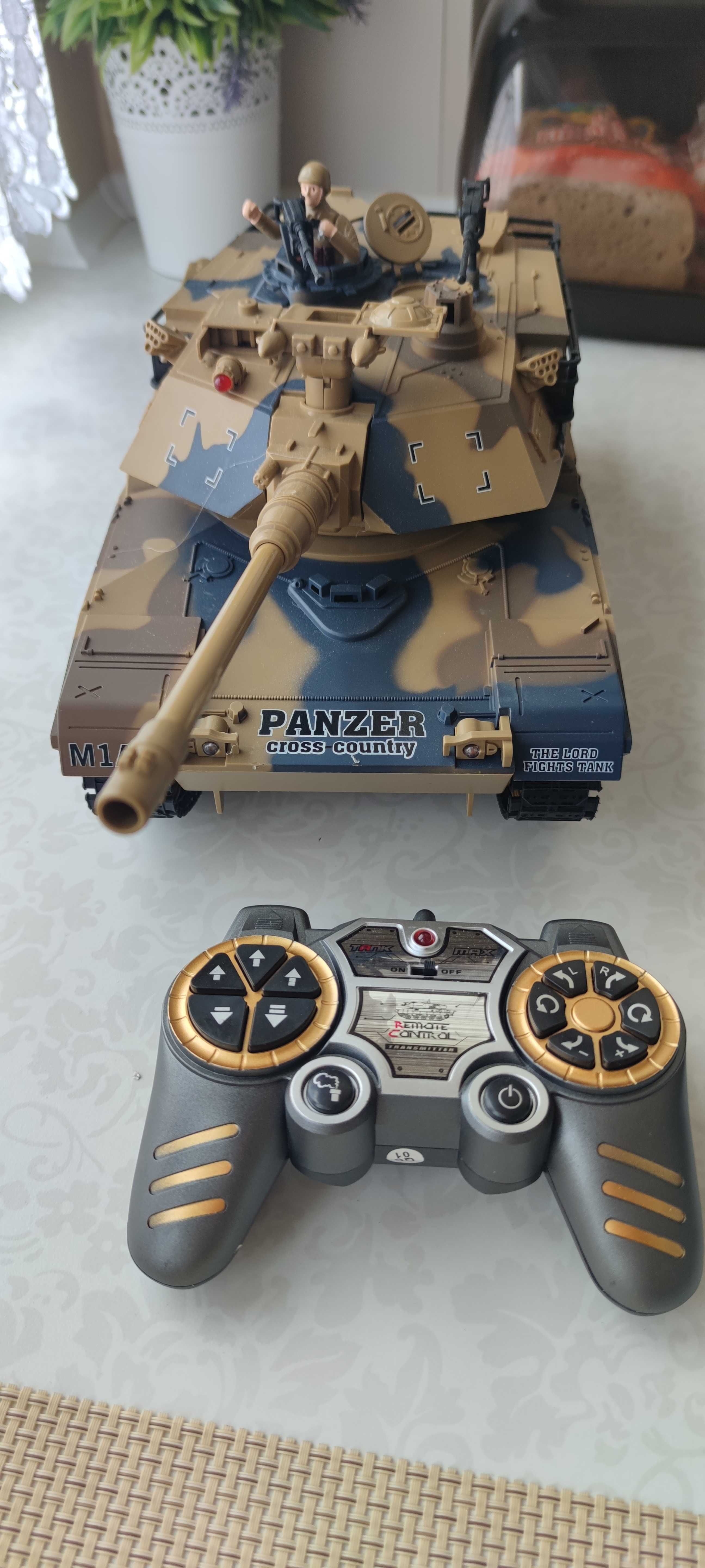 1:18 2.4G amerykański M1A2 wojskowy czołg Model RC 18 kanałowy