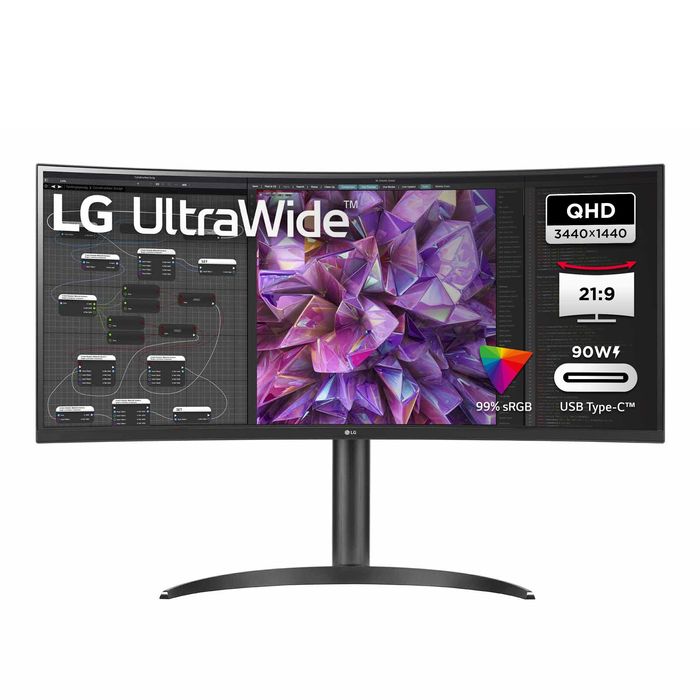 Monitor LED LG 34WQ75X-B 34 " 3440 x 1440 px IPS / PLS