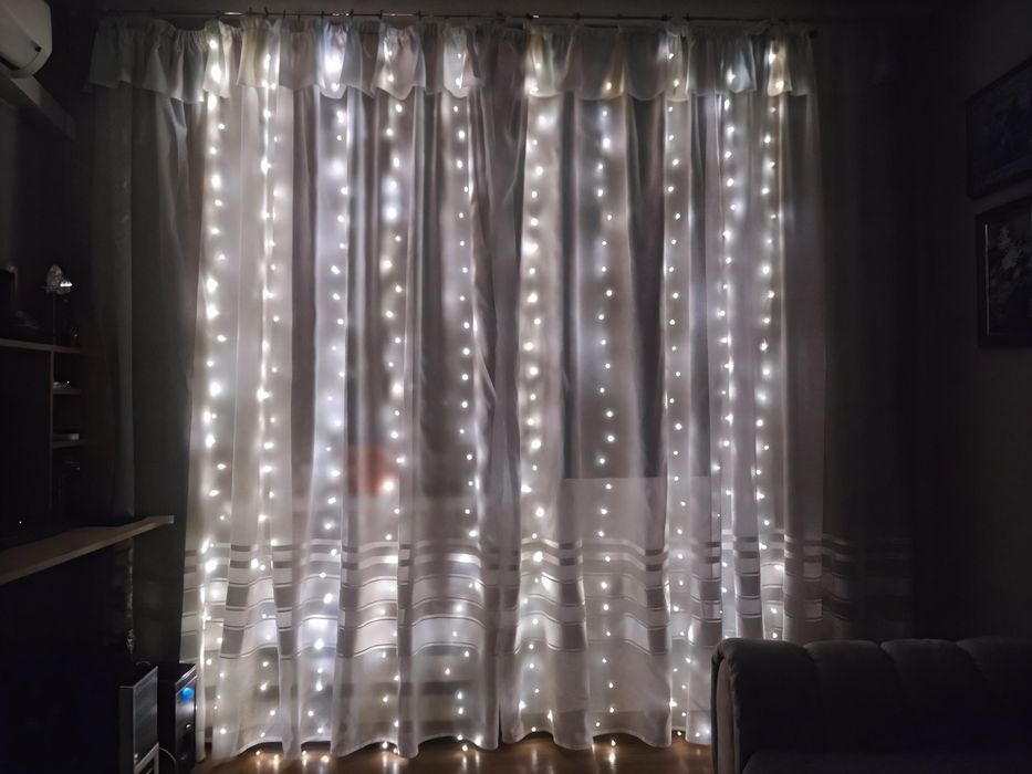 Світлодіодна гірлянда Штора 360 led 3х3м (тепло білий світ)