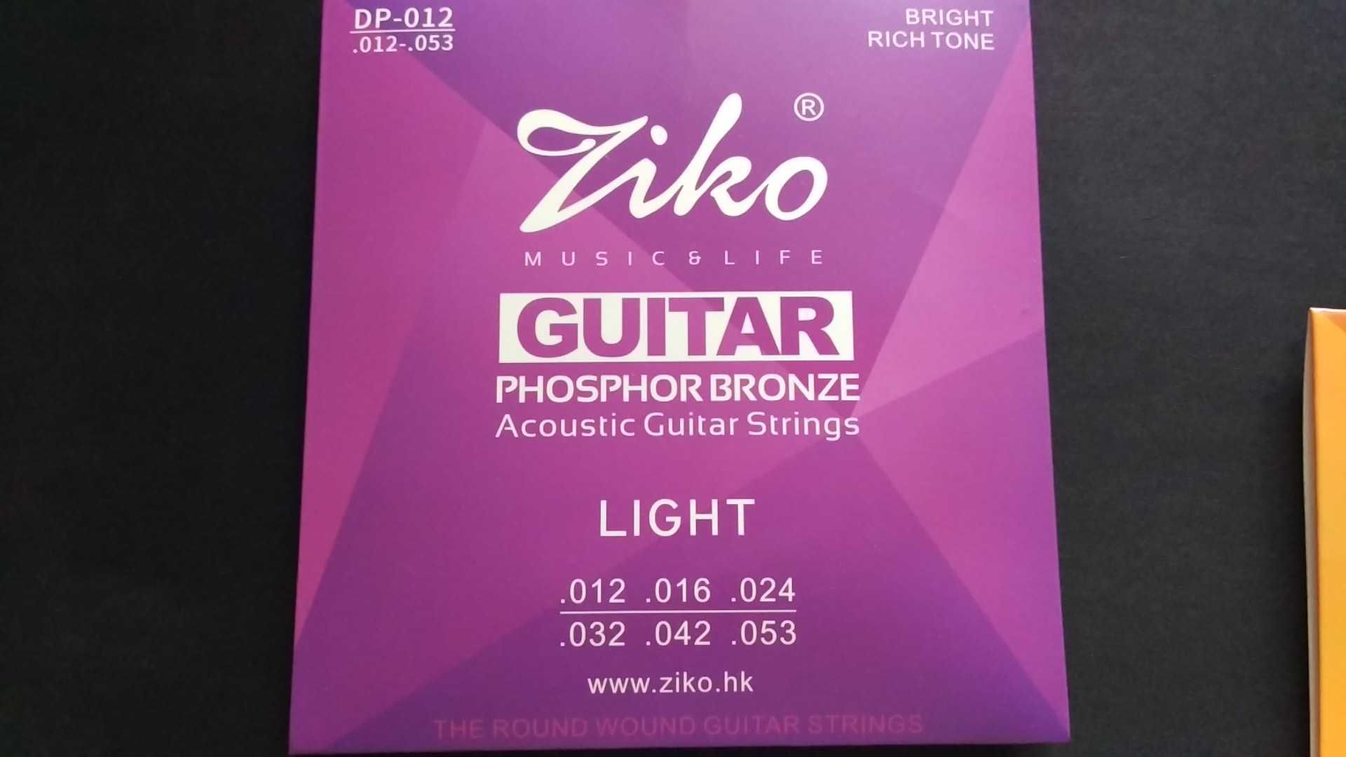 Струни Ziko DP-012 Phosphor Bronze 12-53 Light