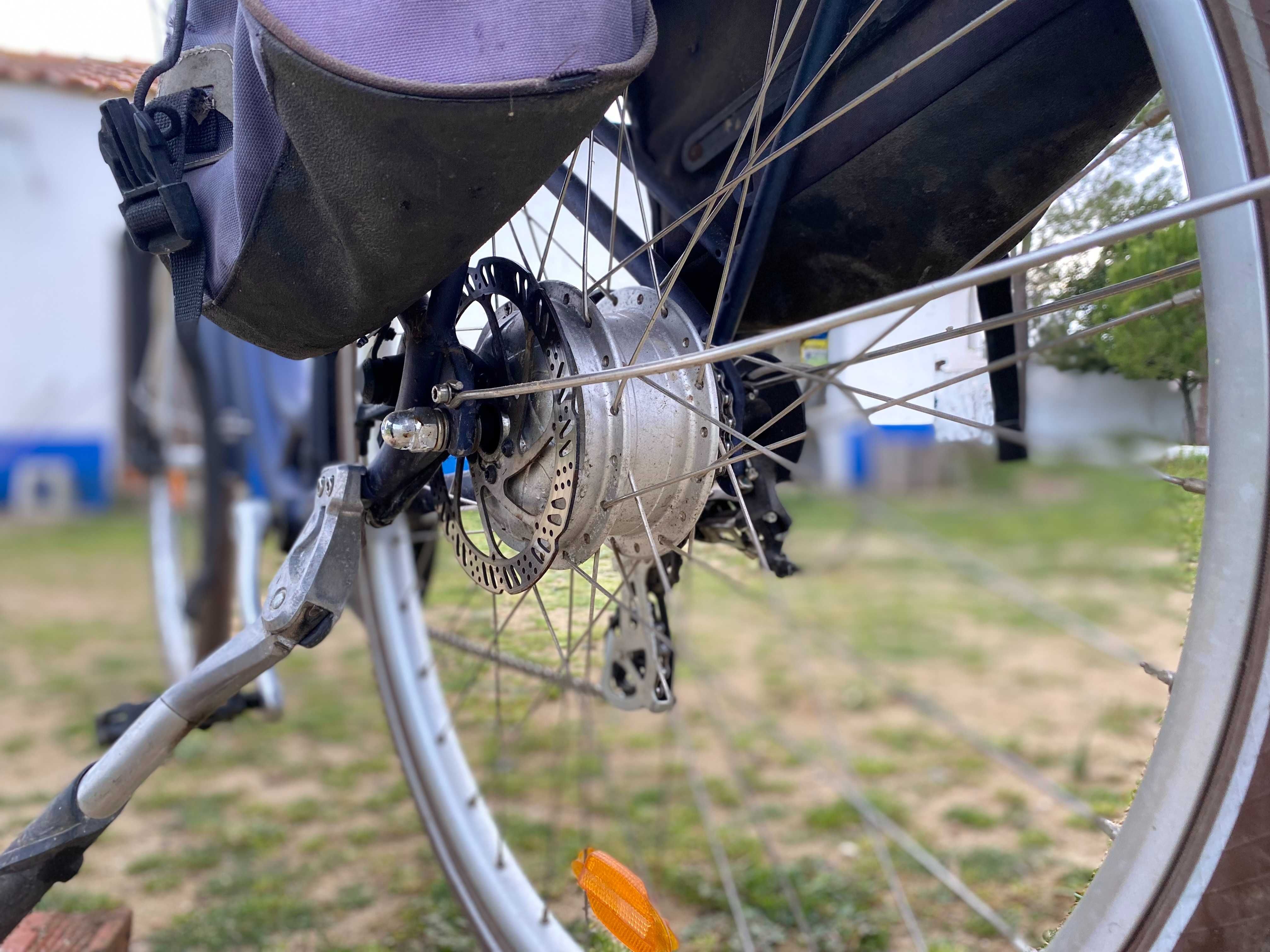 BICICLETA ELÉTRICA De Cidade Elops 900 E Quadro Baixo Azul-Marinho