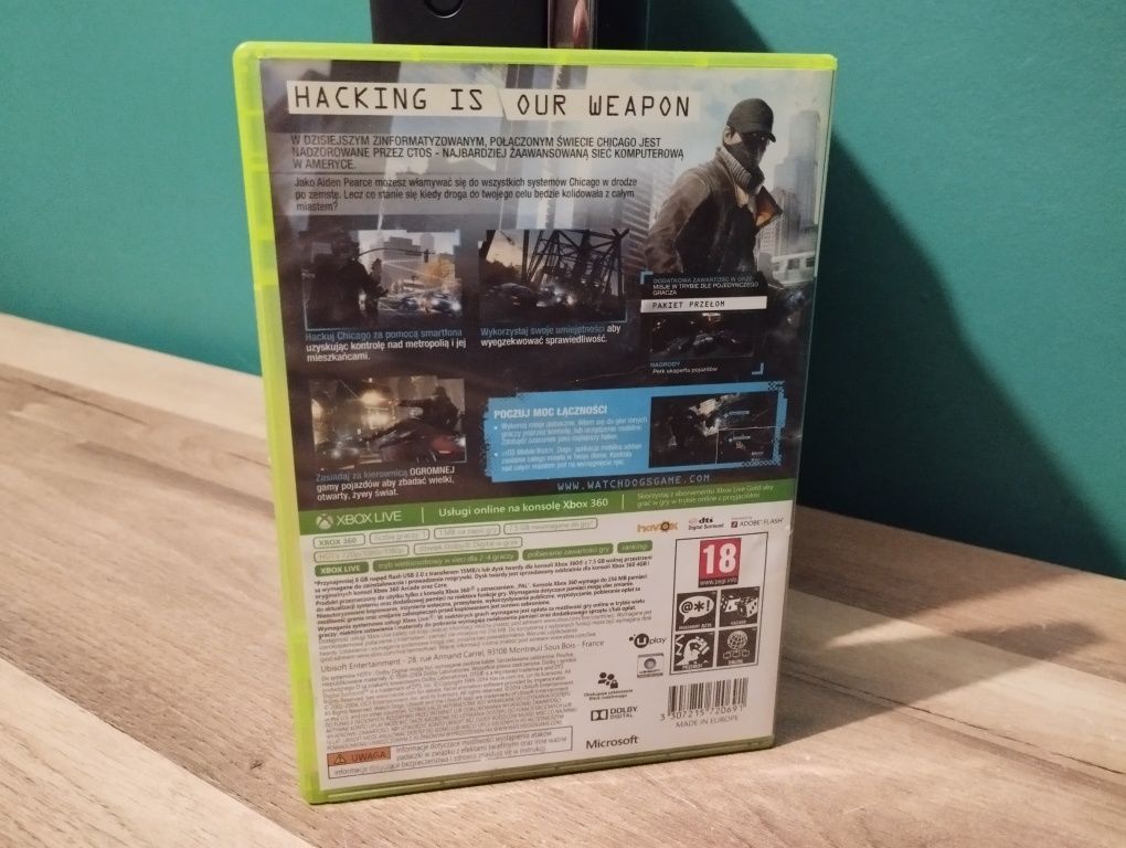 Watch Dogs Xbox 360