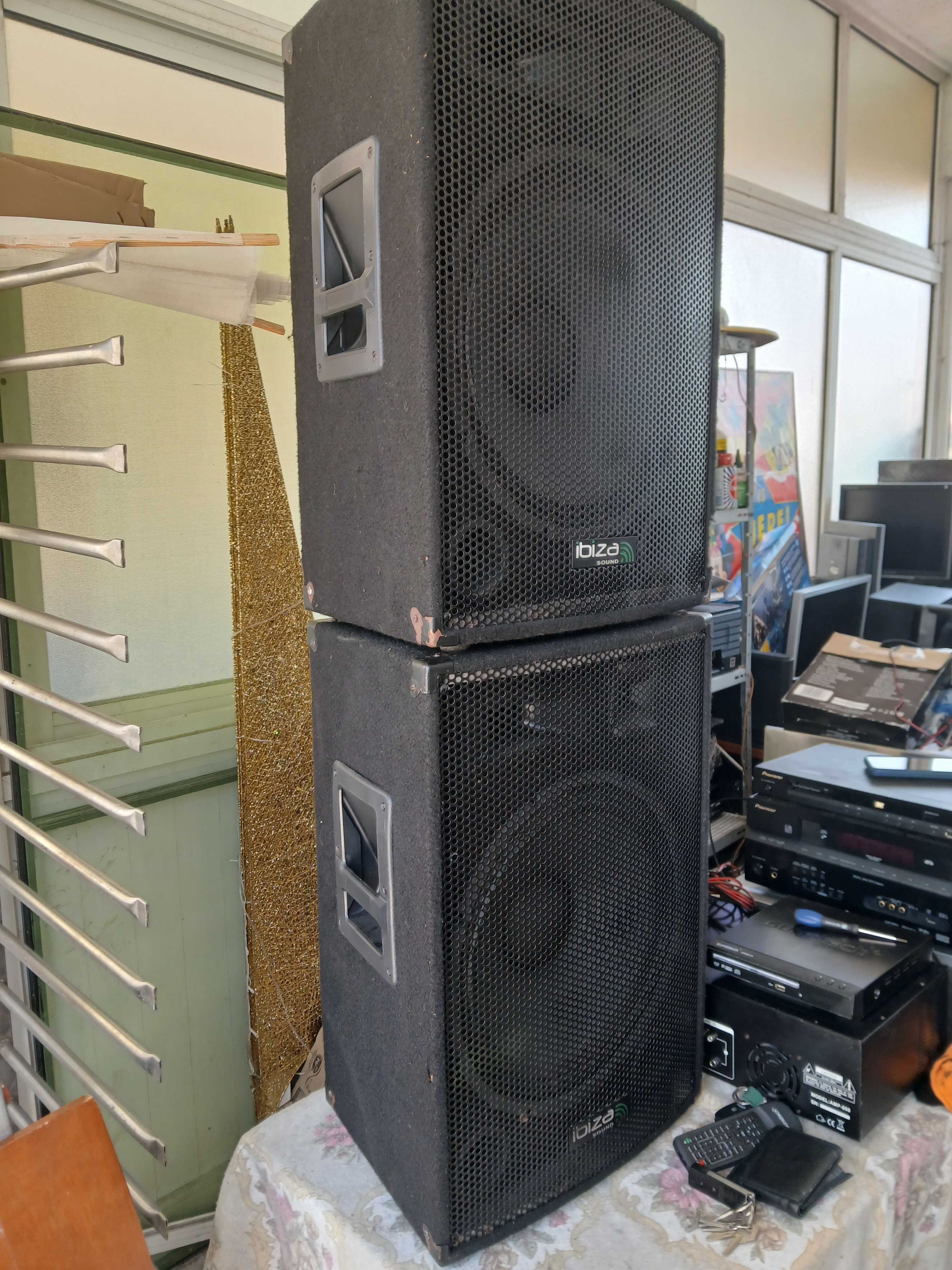Colunas Ibiza 350w tripé
