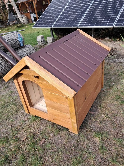 Buda dla psa ocieplona. Owczarek niemiecki, Labrador i inne rasy.