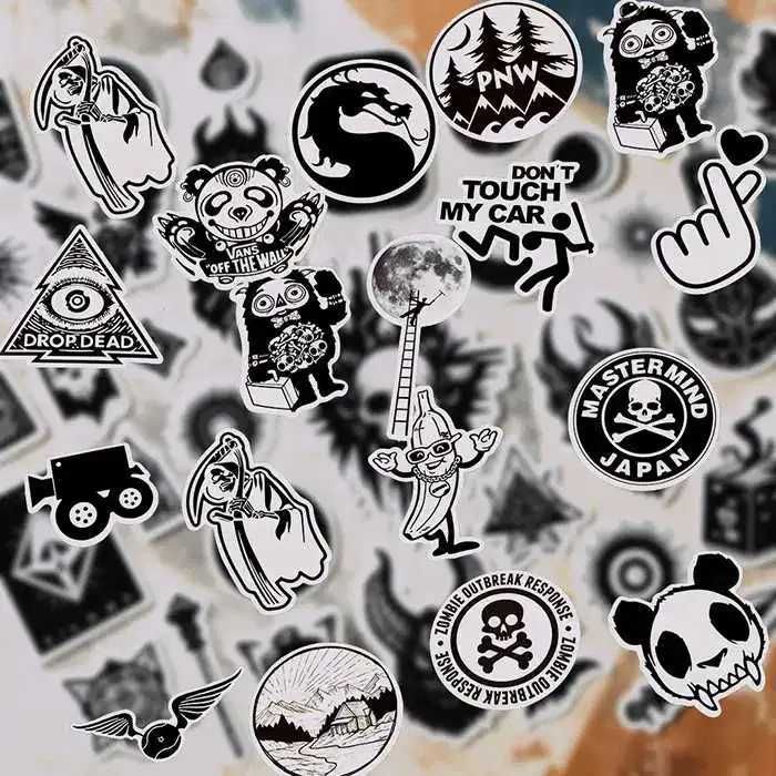 50 шт. Виниловые стикеры, наклейки, водонепроницаемые, для ноутбука