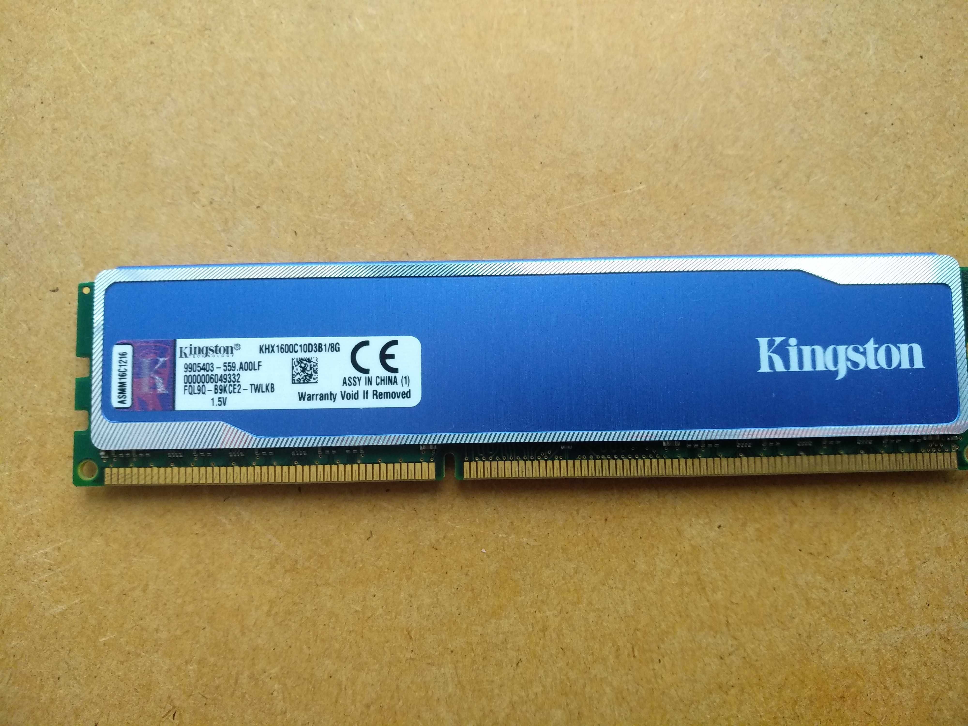 модуль памяти Kingston Hyper X
KHX1600C10D3B1/8G