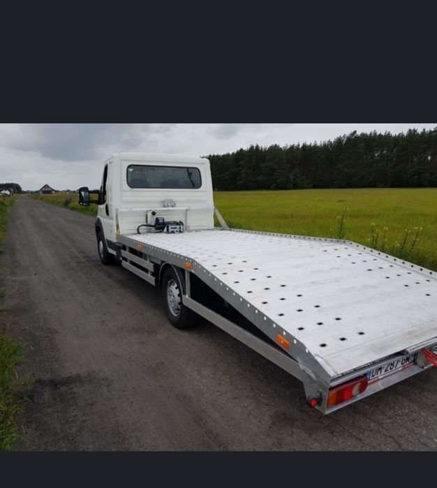 Zabudowa autolaweta autozabudowa stal alu